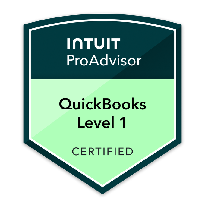 QuickBooks ProAdvisor Level 1
