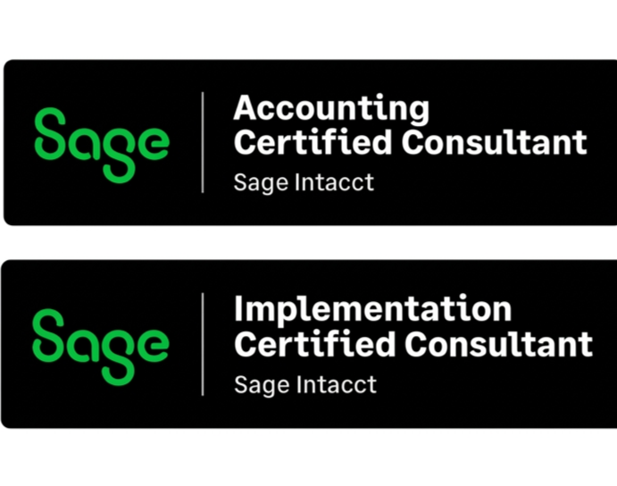 Sage Intacct certified