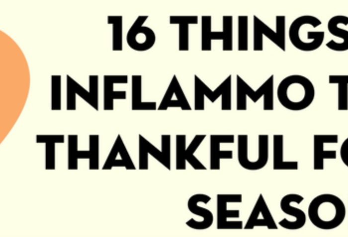 16 things the inflammo team is thankful for graphic
